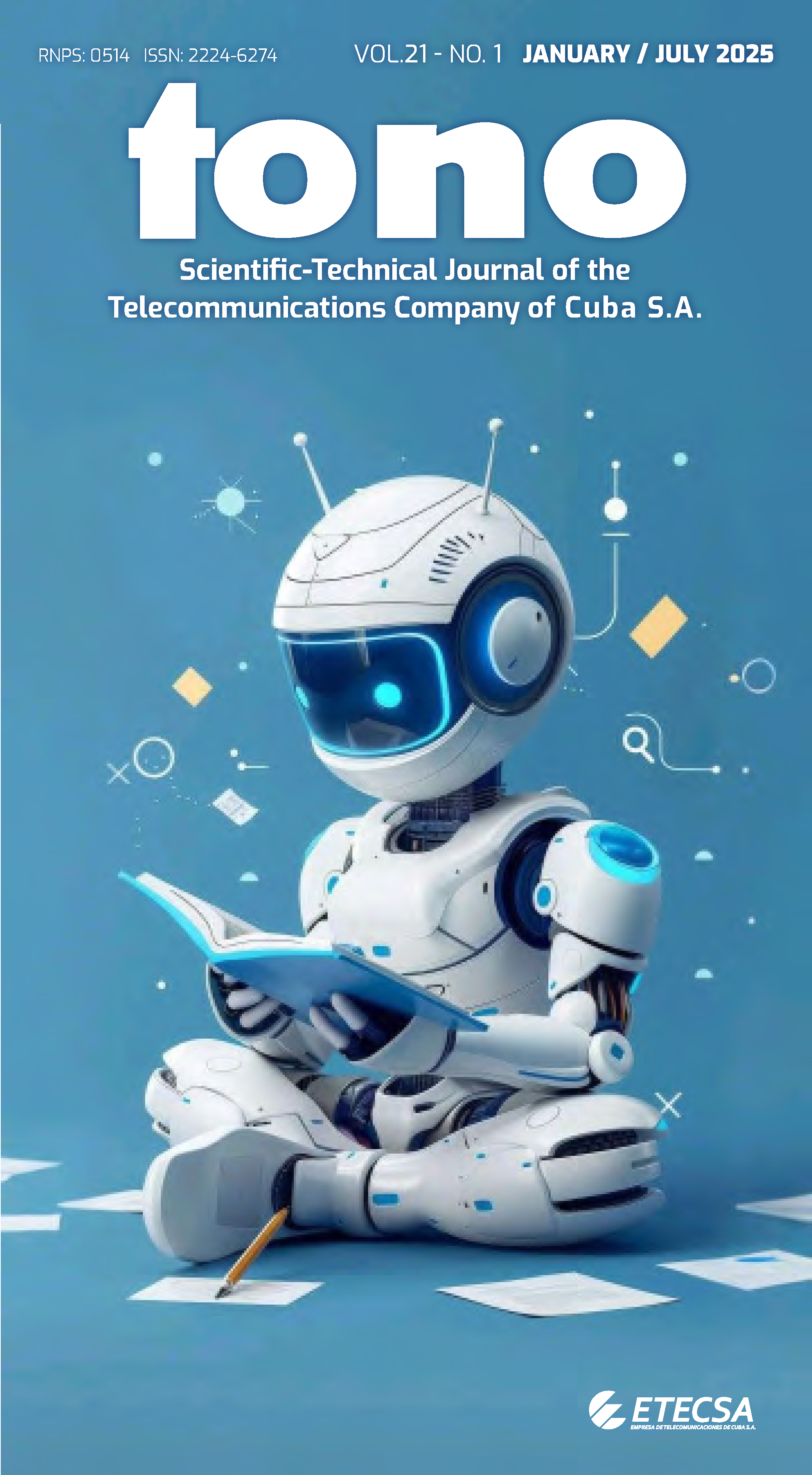 					Ver Vol. 21 Núm. 1 (2025): Tono, Scientific-Technical Journal
				